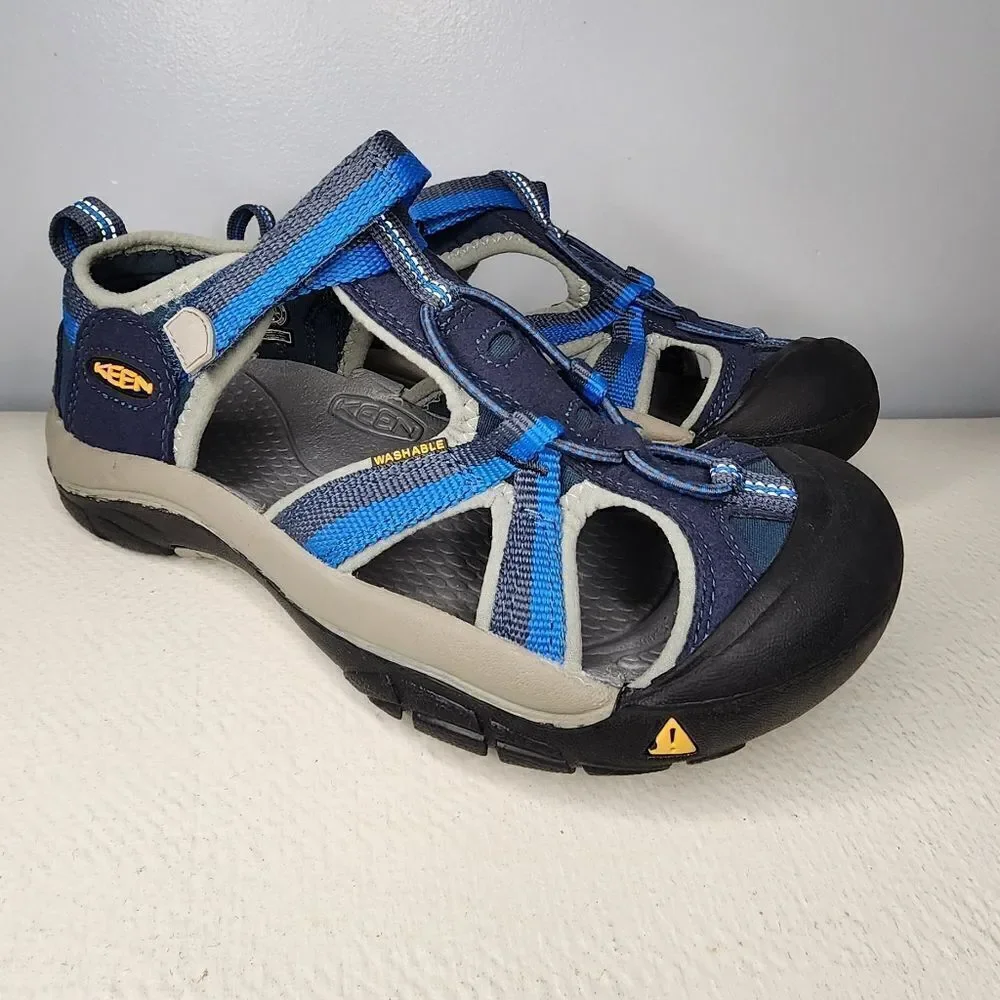Keen Sandals Youth Size 3 Venice H2 Trail Hiking Water Sport Shoes Blue Gray